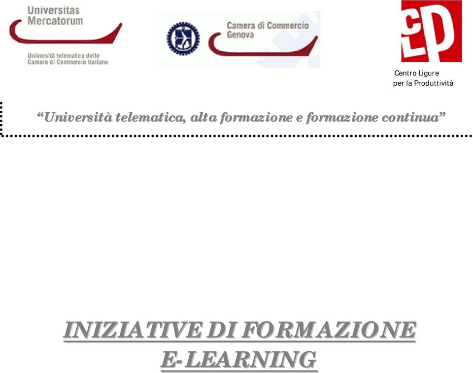 telematica, alta formazione e