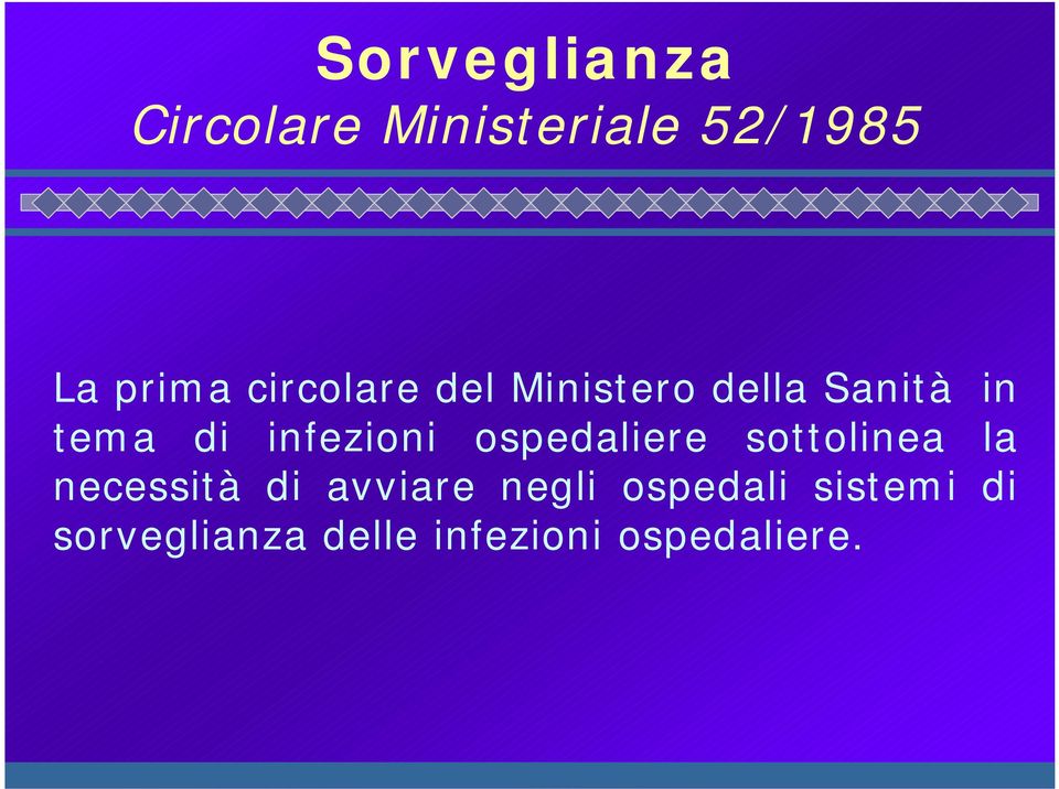 infezioni ospedaliere sottolinea la necessità di avviare