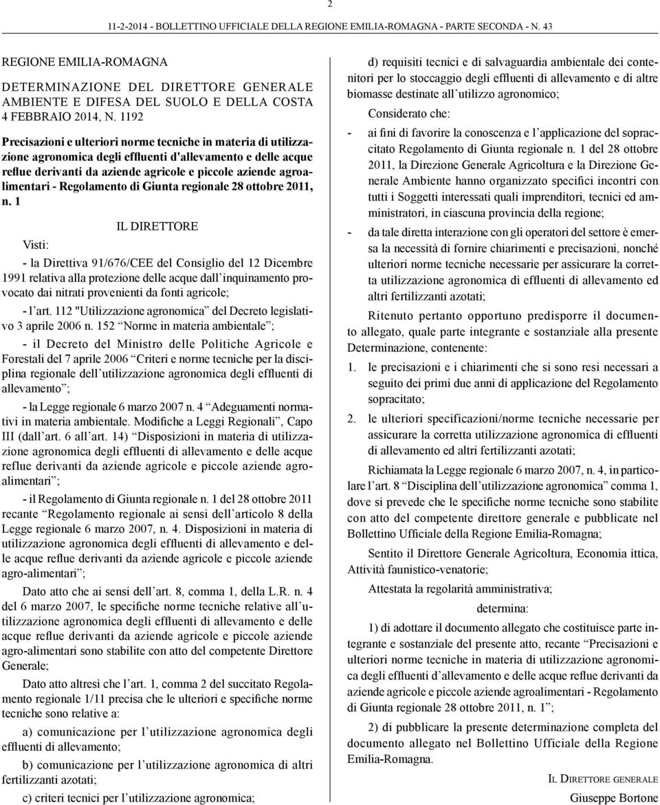 Regolamento di Giunta regionale 28 ottobre 2011, n.