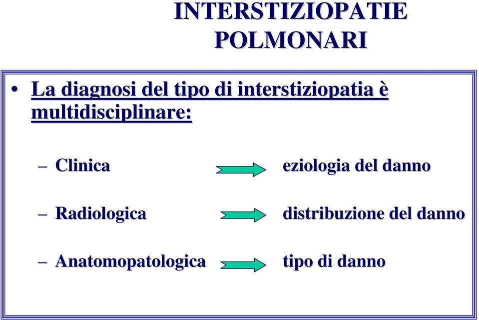 Clinica Radiologica Anatomopatologica