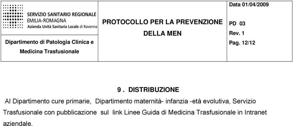 Dipartimento maternità- infanzia -età evolutiva,