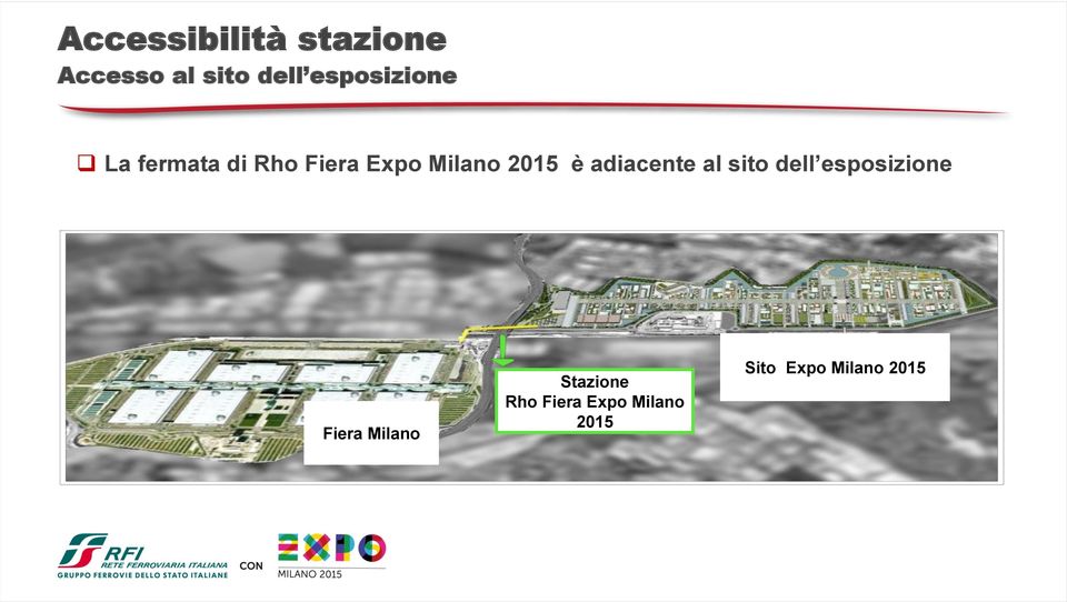 Milano 2015 è adiacente al sito dell esposizione