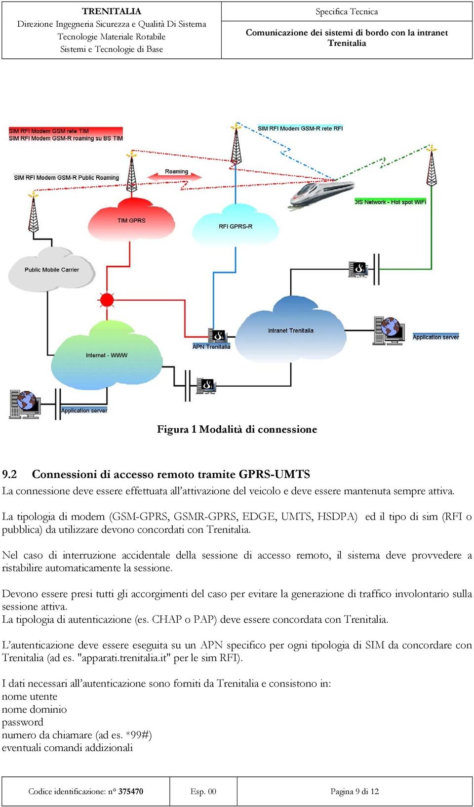 Nel caso di interruzione accidentale della sessione di accesso remoto, il sistema deve provvedere a ristabilire automaticamente la sessione.