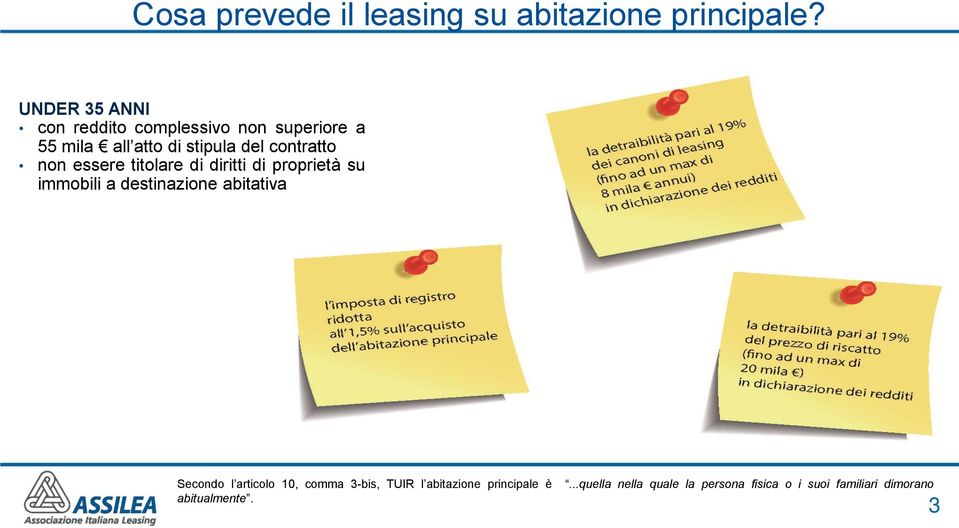 contratto non essere titolare di diritti di proprietà su immobili a destinazione abitativa