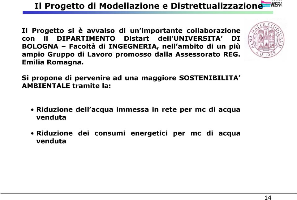promosso dalla Assessorato REG. Emilia Romagna.
