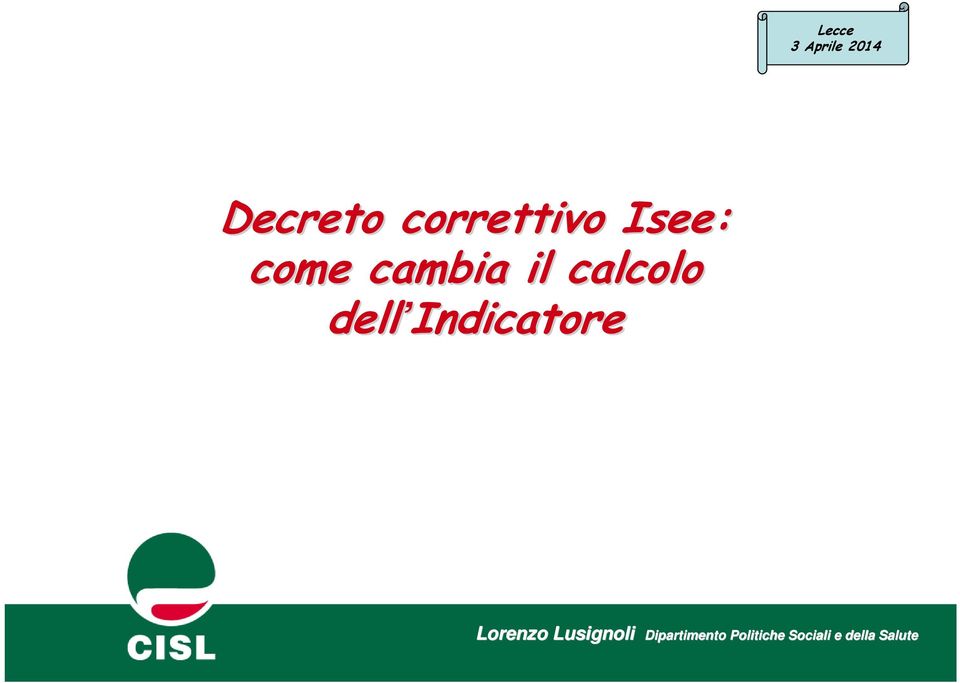 Isee: come cambia il