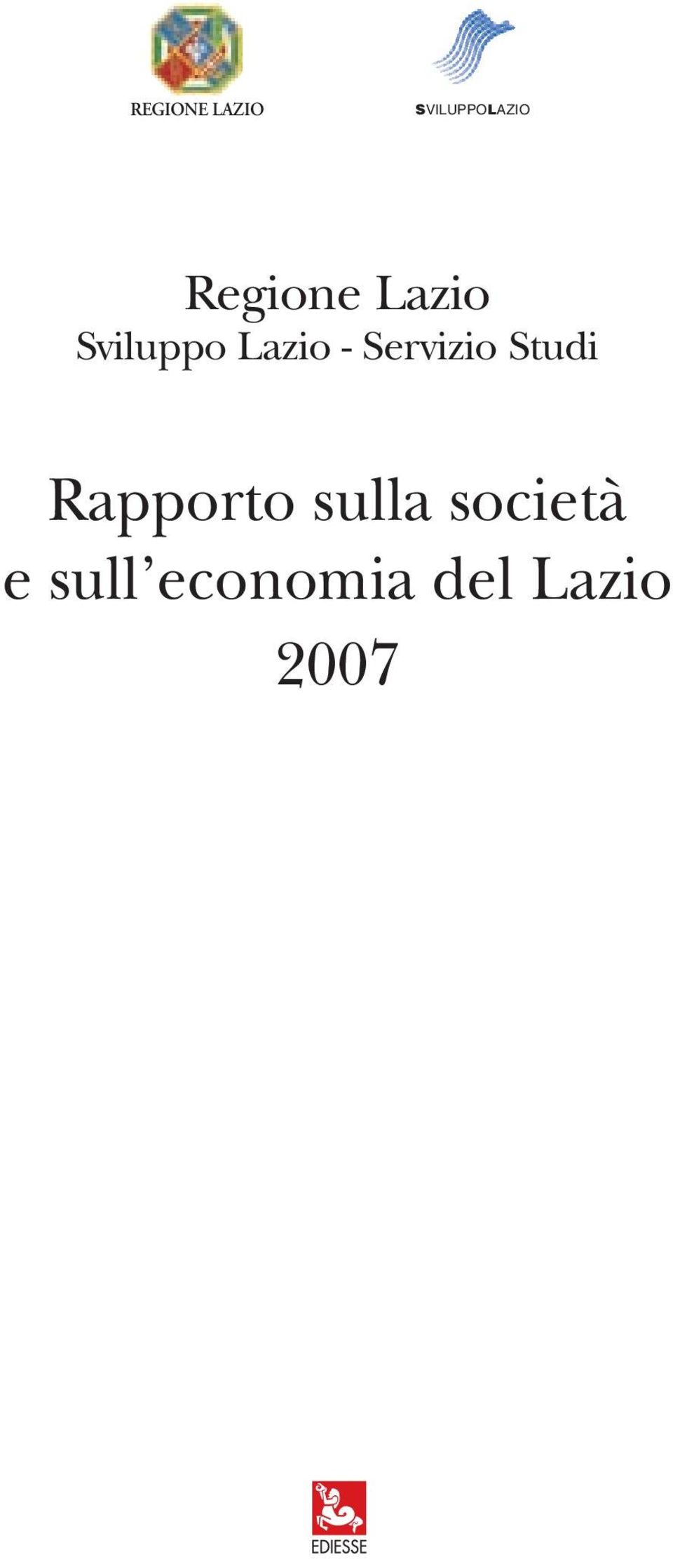 Servizio Studi Rapporto sulla