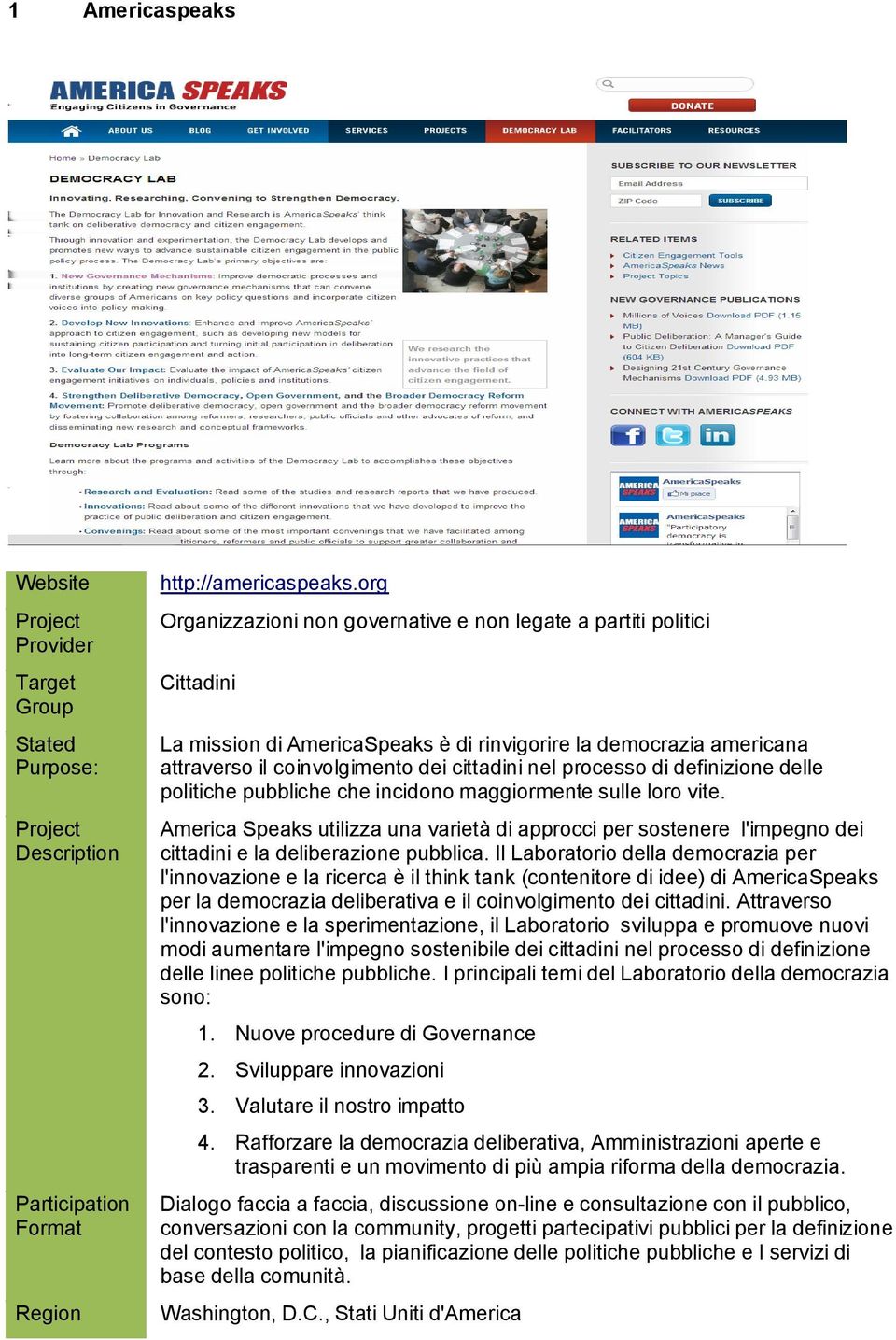 processo di definizione delle politiche pubbliche che incidono maggiormente sulle loro vite.