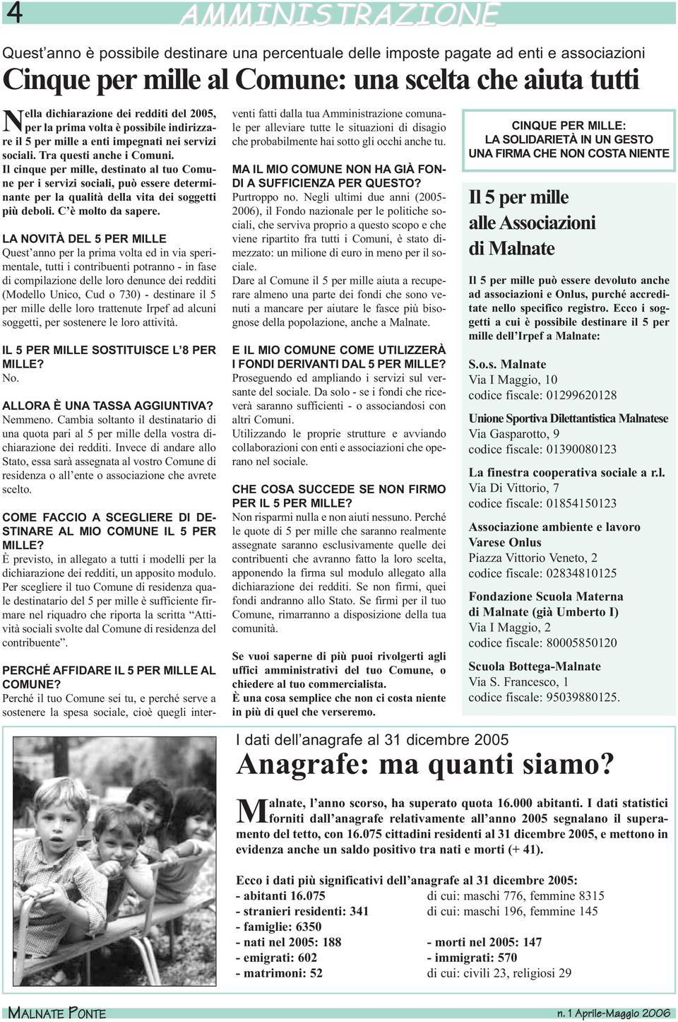 Il cinque per mille, destinato al tuo Comune per i servizi sociali, può essere determinante per la qualità della vita dei soggetti più deboli. C è molto da sapere.