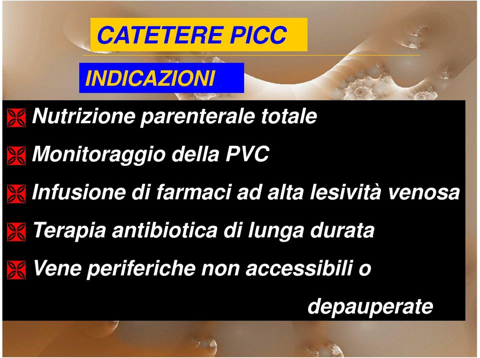 ad alta lesività venosa Terapia antibiotica di