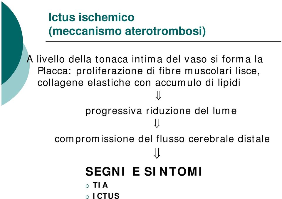 lisce, collagene elastiche con accumulo di lipidi progressiva riduzione