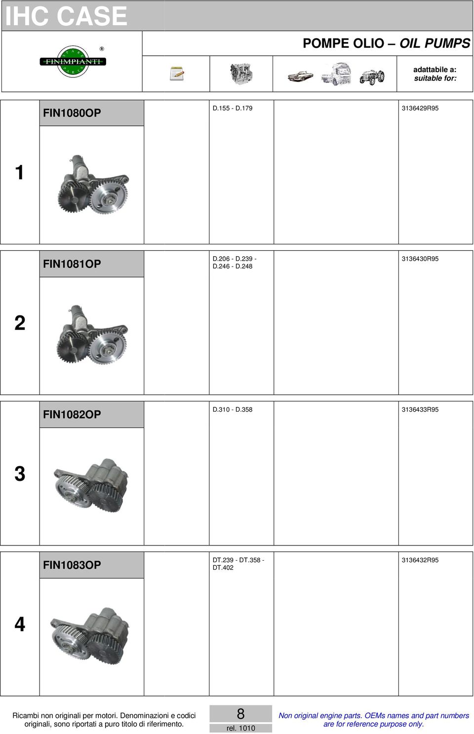 30 - D.358 336433R95 3 FIN083OP DT.239 - DT.358 - DT.