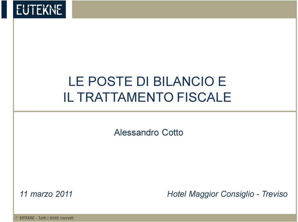 Alessandro Cotto 11 marzo