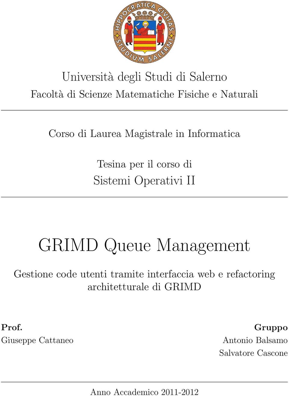 Management Gestione code utenti tramite interfaccia web e refactoring architetturale di