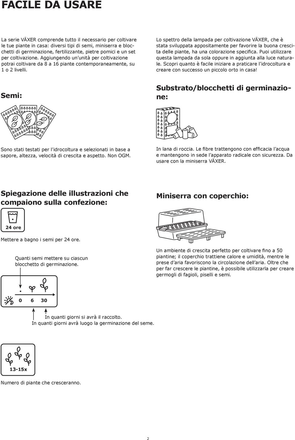 Lo spettro della lampada per coltivazione VÄXER, che è stata sviluppata appositamente per favorire la buona crescita delle piante, ha una colorazione specifica.