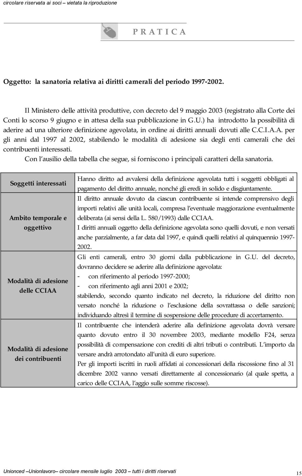 ) ha introdotto la possibilità di aderire ad una ulteriore definizione agevolata, in ordine ai diritti annuali dovuti alle C.C.I.A.