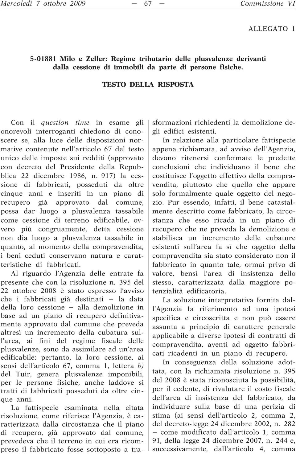 sui redditi (approvato con decreto del Presidente della Repubblica 22 dicembre 1986, n.