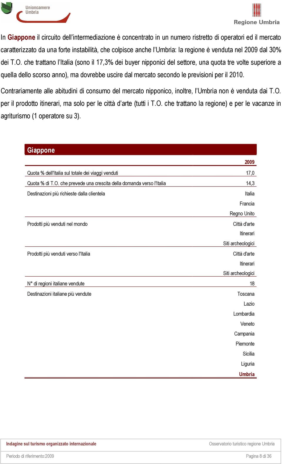 che trattano l Italia (sono il 17,3% dei buyer nipponici del settore, una quota tre volte superiore a quella dello scorso anno), ma dovrebbe uscire dal mercato secondo le previsioni per il 2010.