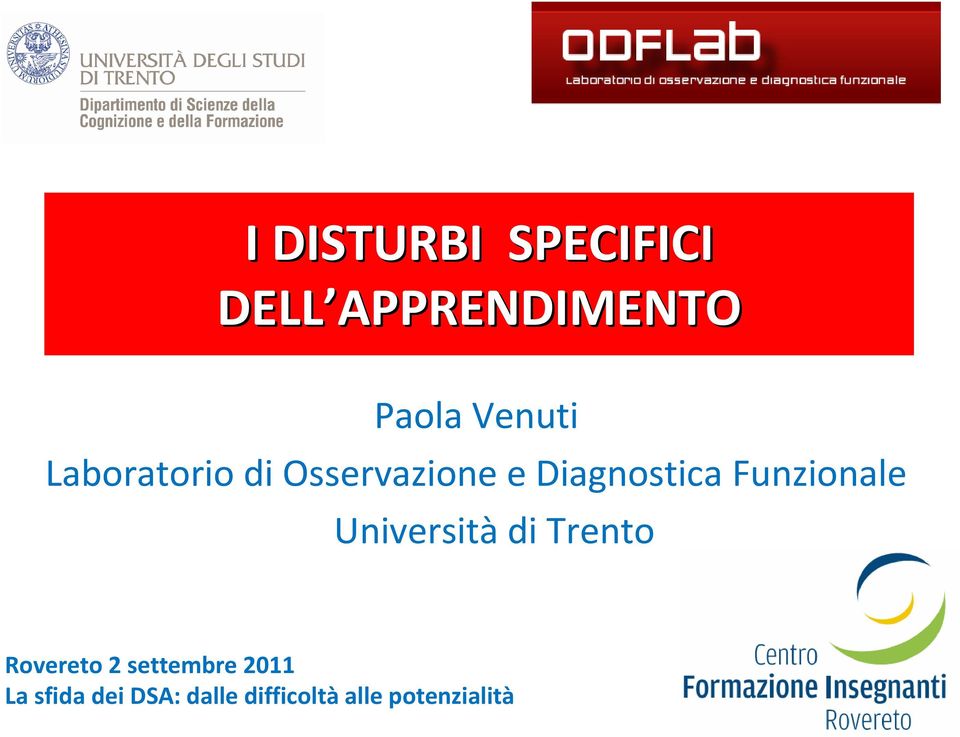 Funzionale Università di Trento Rovereto 2