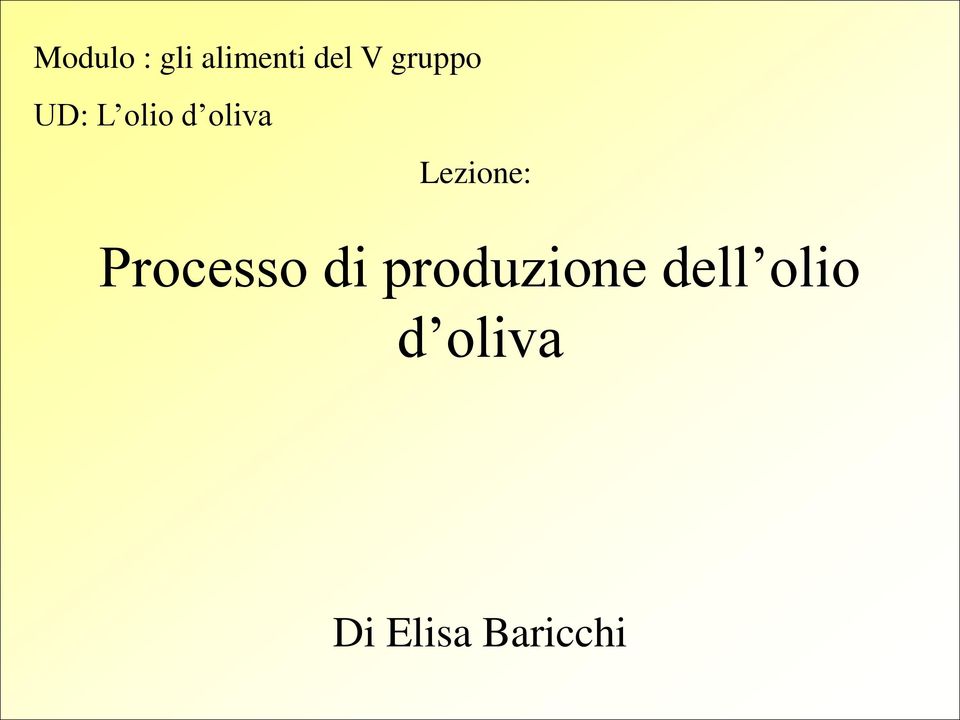 Lezione: Processo di