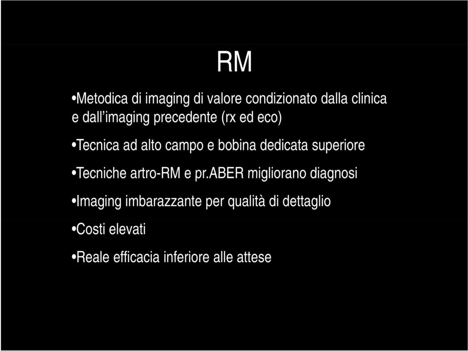 superiore Tecniche artro-rm e pr.