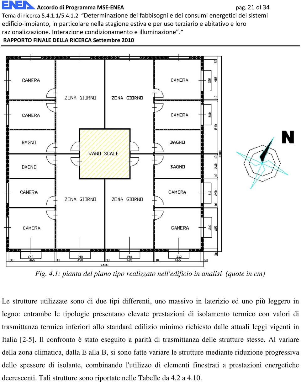 resentano elevate restazioni di isolamento termico con valori di trasmittanza termica inferiori allo standard edilizio minimo richiesto dalle attuali leggi vigenti in Italia [2-5.