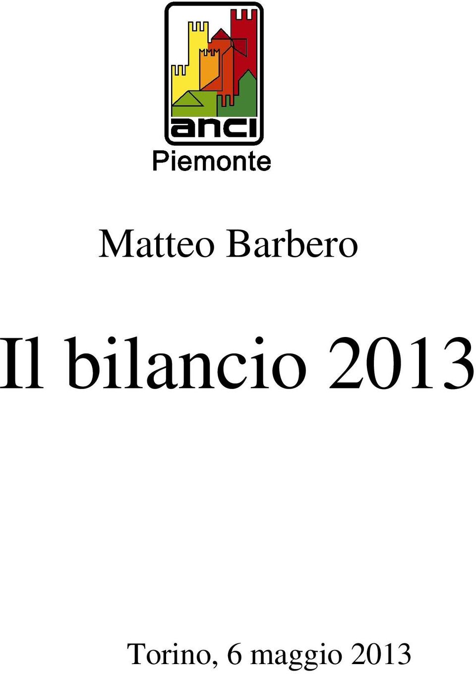 bilancio 2013