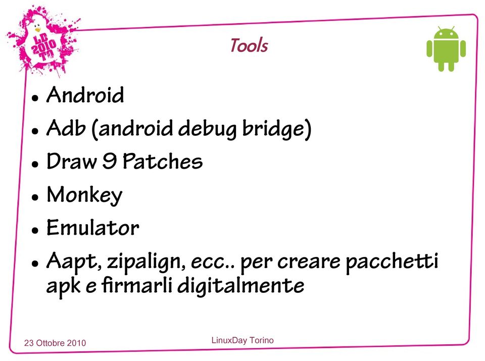 Emulator Aapt, zipalign, ecc.