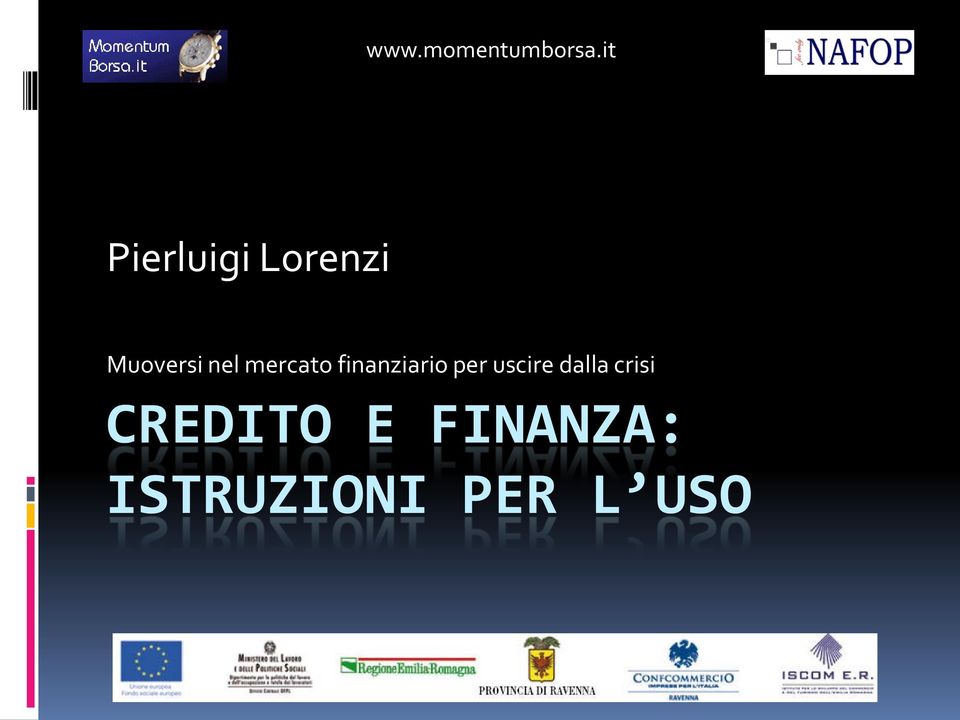 mercato finanziario per uscire