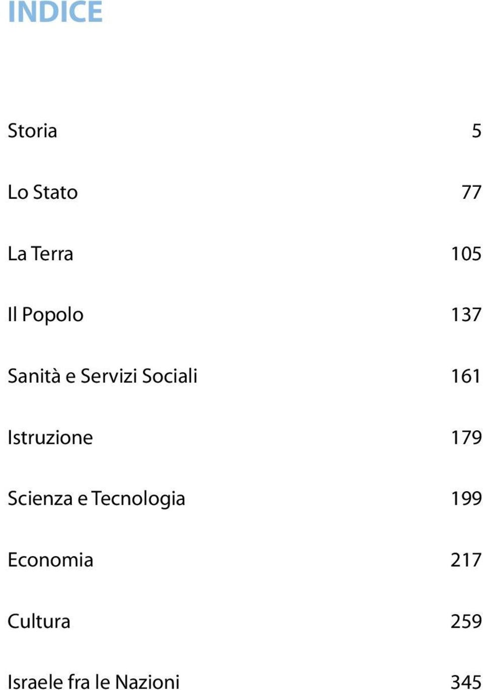 Istruzione 179 Scienza e Tecnologia 199