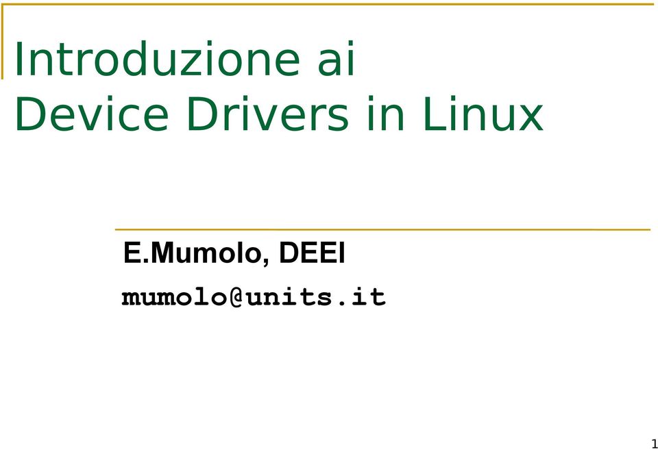 Linux E.