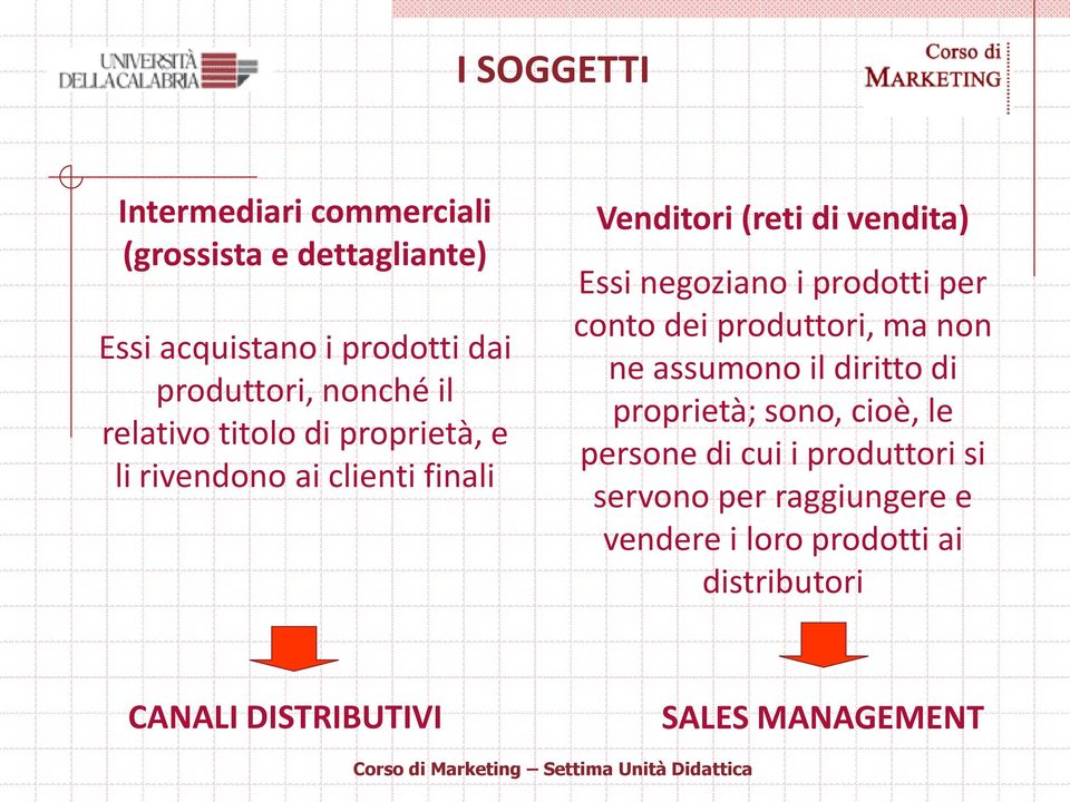 prodotti per conto dei produttori, ma non ne assumono il diritto di proprietà; sono, cioè, le persone di cui i