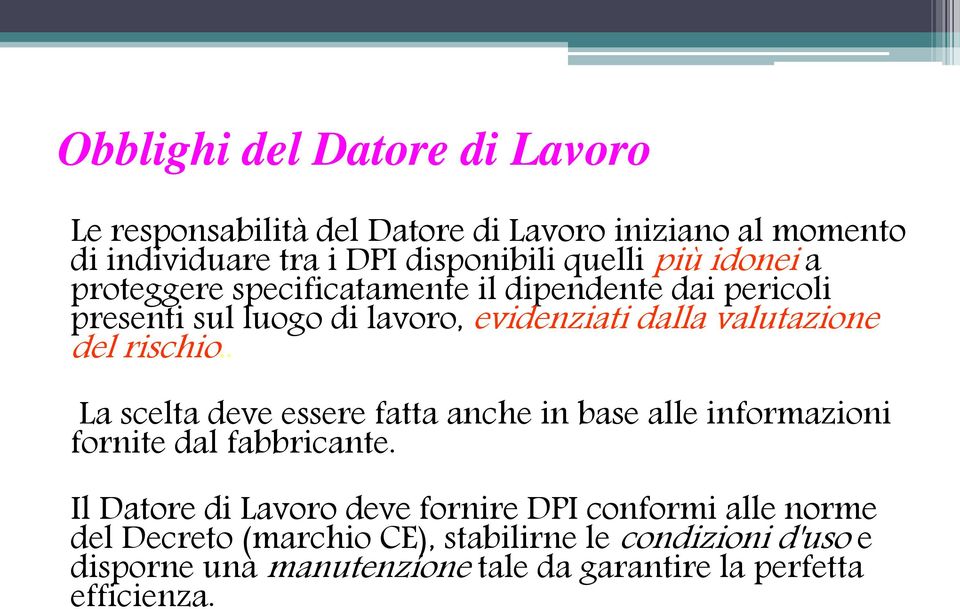 Datore di