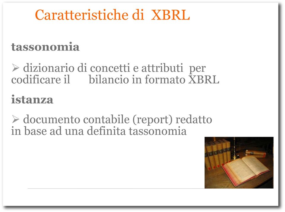 bilancio in formato XBRL istanza documento