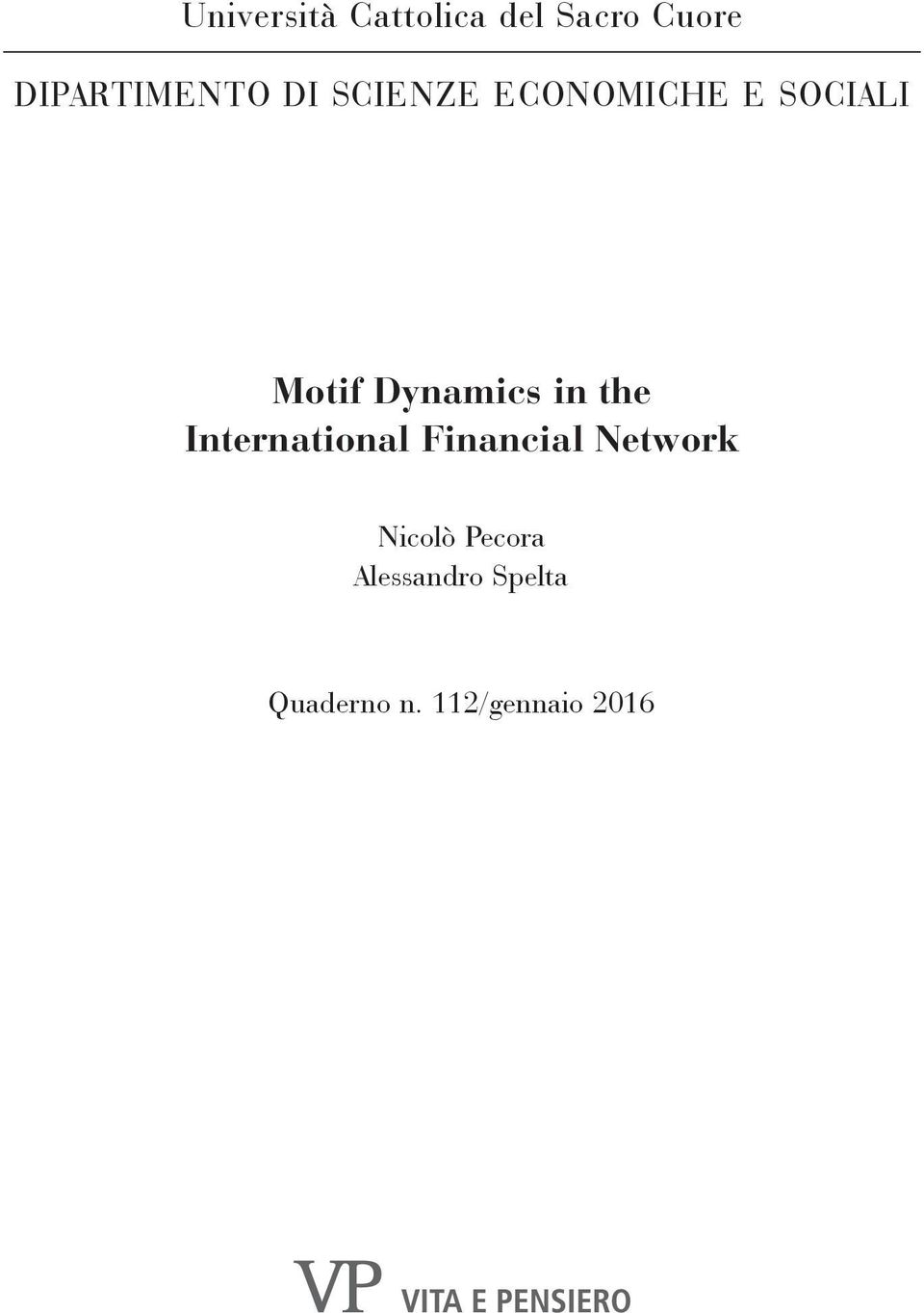 Motif Dynamics in the International Financial