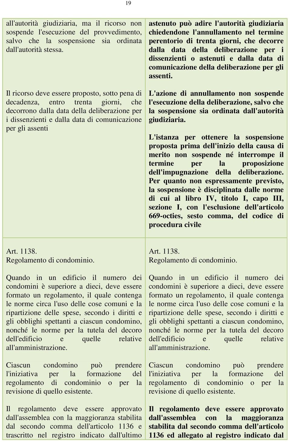 può adire l'autorità giudiziaria chiedendone l'annullamento nel termine perentorio di trenta giorni, che decorre dalla data della deliberazione per i dissenzienti o astenuti e dalla data di