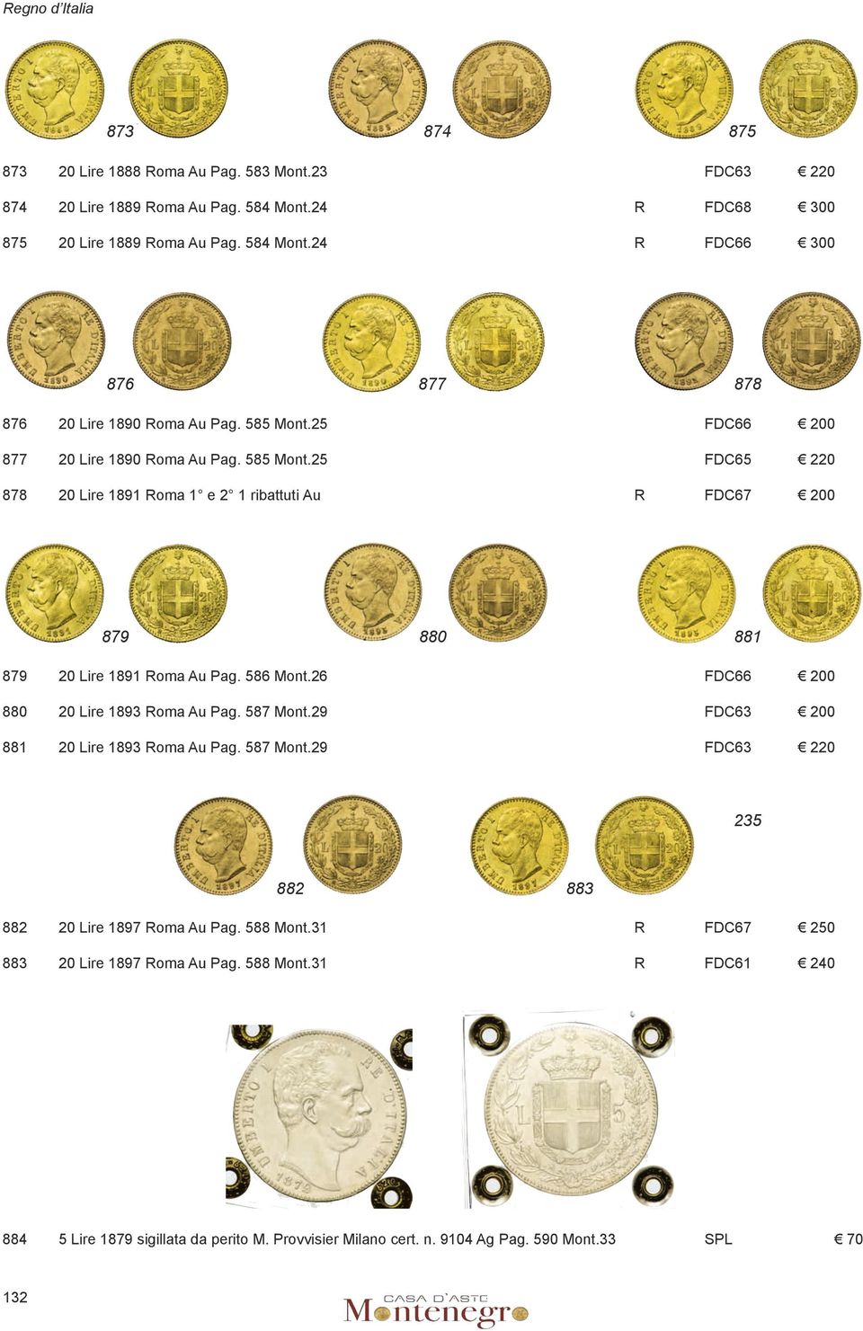 26 FDC66 200 880 20 Lire 1893 Roma Au Pag. 587 Mont.29 FDC63 200 881 20 Lire 1893 Roma Au Pag. 587 Mont.29 FDC63 220 235 882 883 882 20 Lire 1897 Roma Au Pag. 588 Mont.