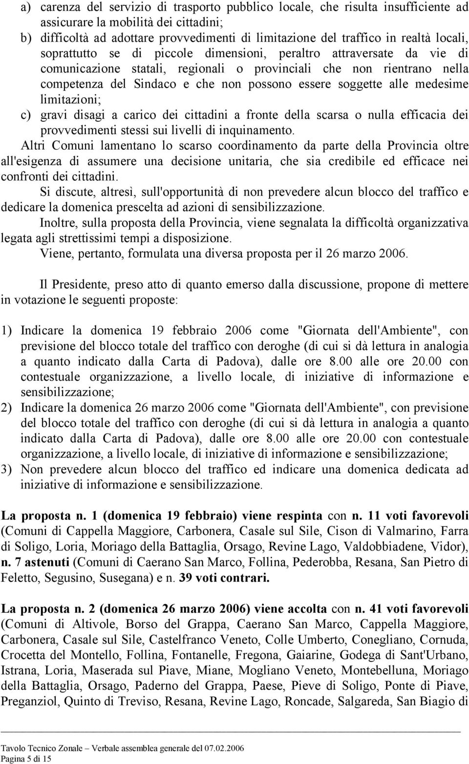 soggette alle medesime limitazioni; c) gravi disagi a carico dei cittadini a fronte della scarsa o nulla efficacia dei provvedimenti stessi sui livelli di inquinamento.