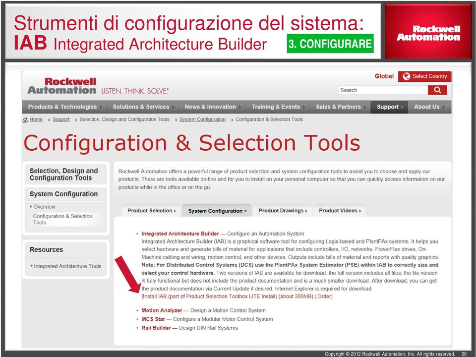 sistema: IAB Integrated