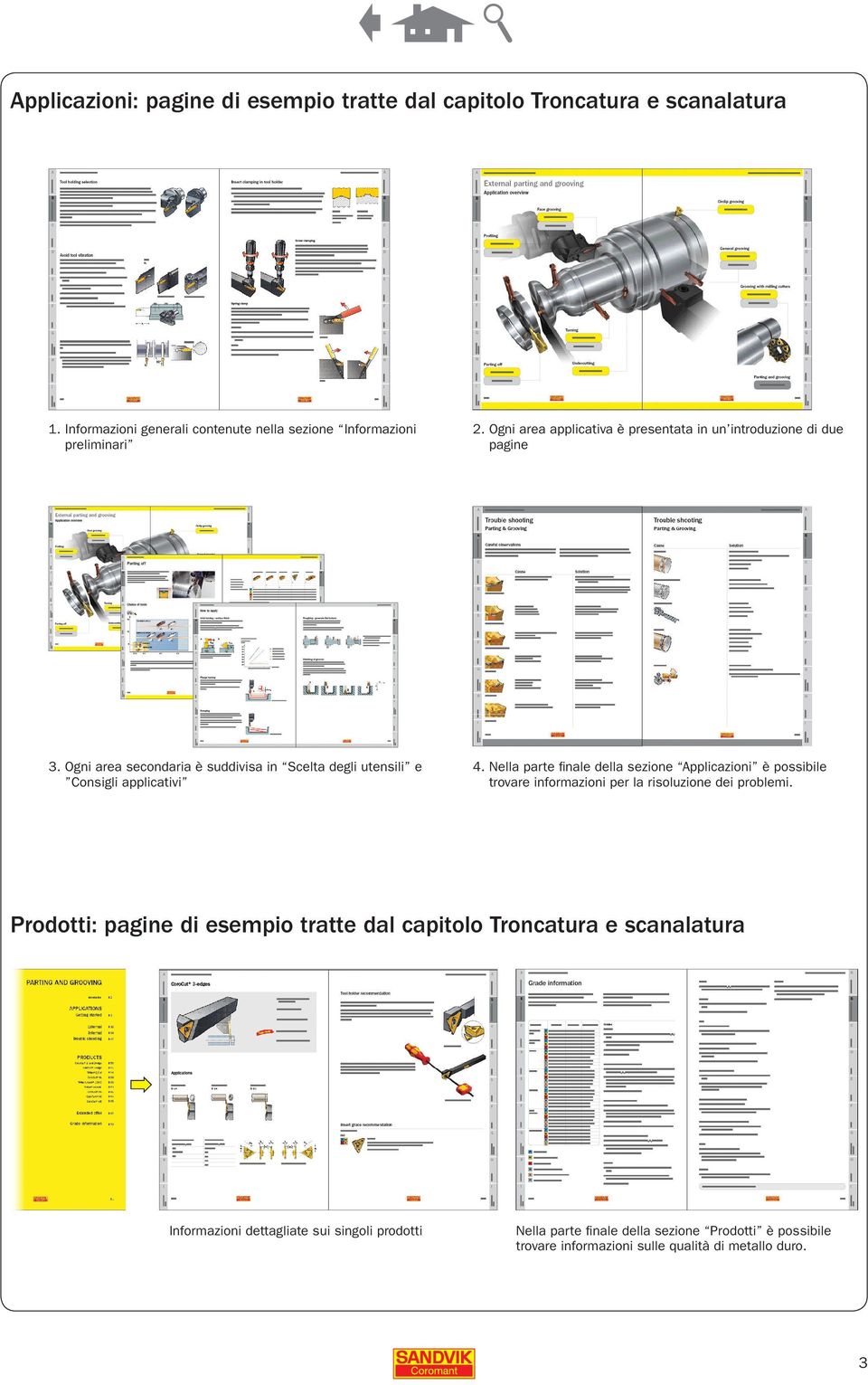 N ella parte finale della sezione Applicazioni è possibile trovare informazioni per la risoluzione dei problemi.