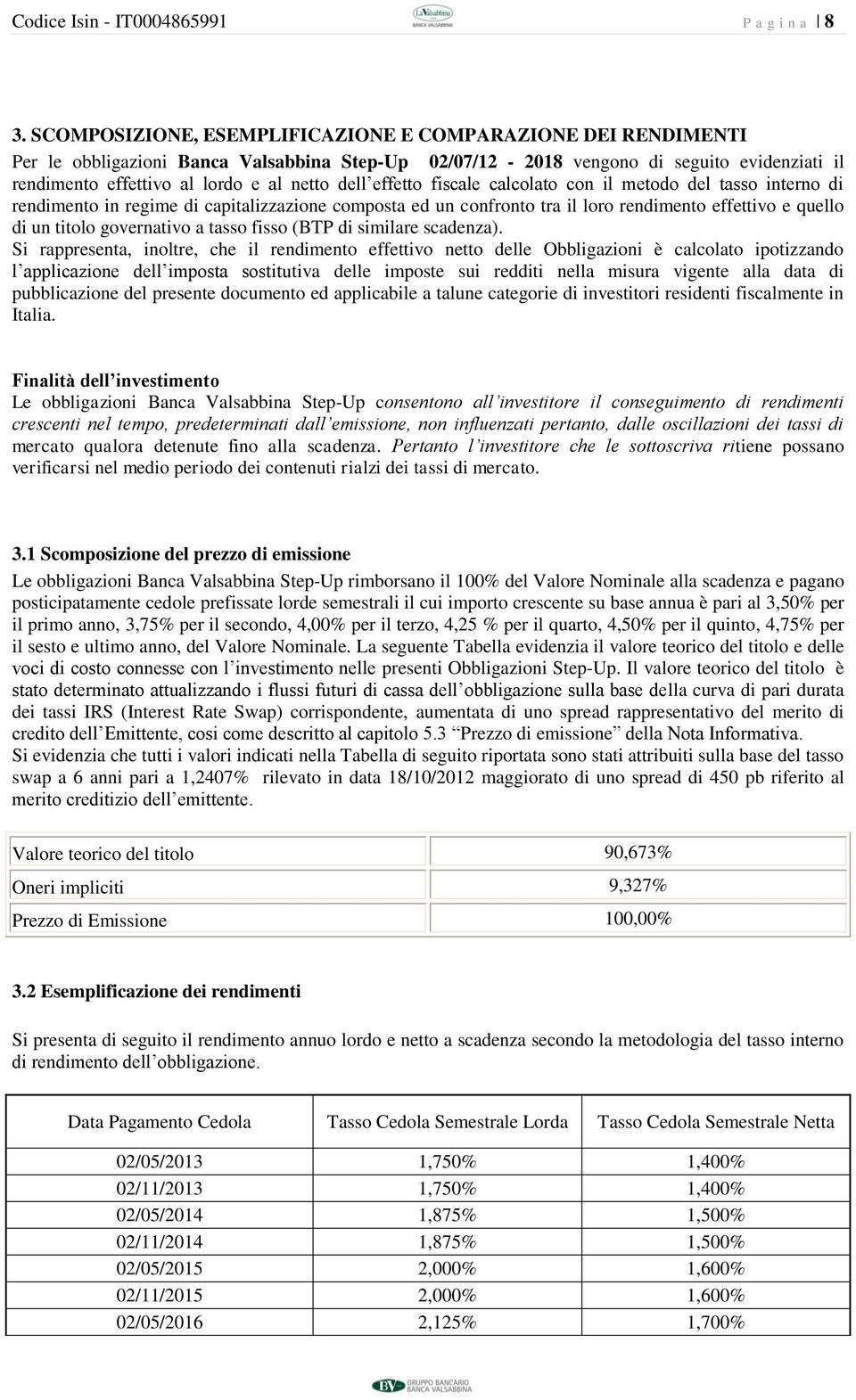 dell effetto fiscale calcolato con il metodo del tasso interno di rendimento in regime di capitalizzazione composta ed un confronto tra il loro rendimento effettivo e quello di un titolo governativo