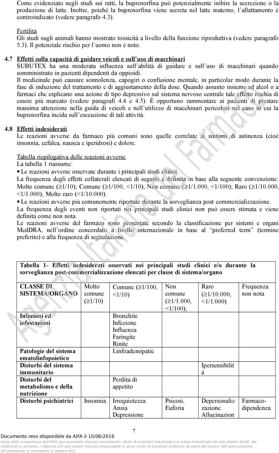 Fertilità Gli studi sugli animali hanno mostrato tossicità a livello della funzione riproduttiva (vedere paragrafo 5.3). Il potenziale rischio per l uomo non è noto. 4.