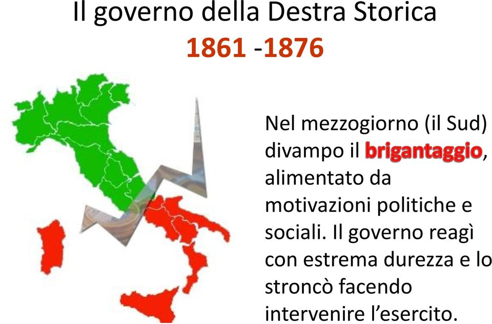 motivazioni politiche e sociali.