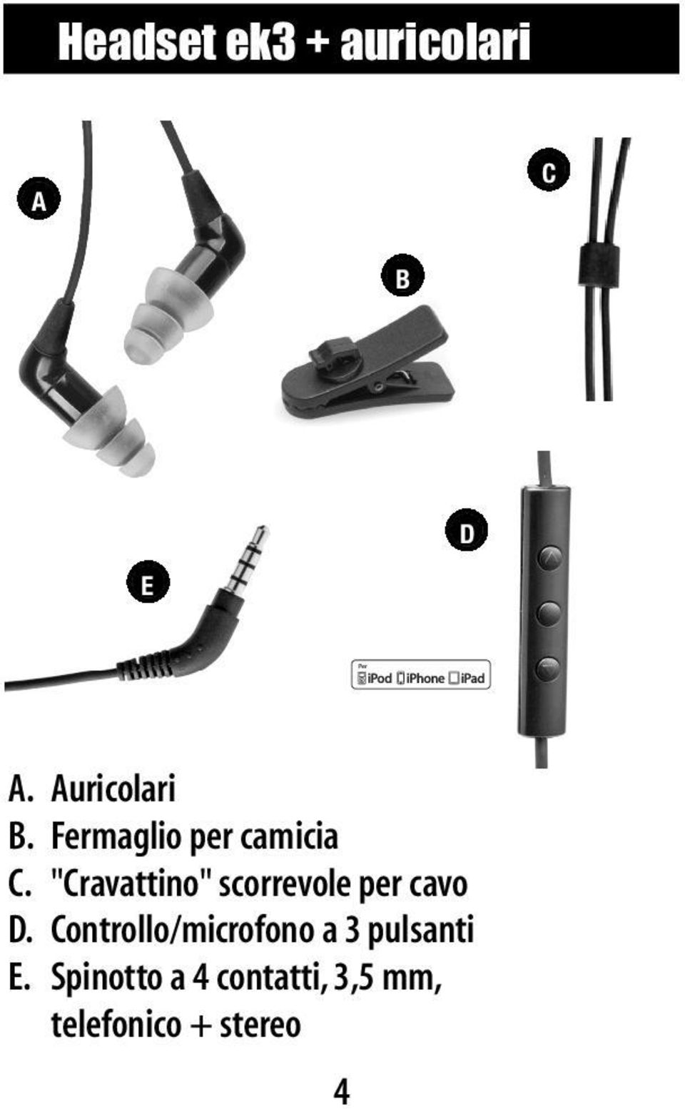 "Cravattino" scorrevole per cavo D.