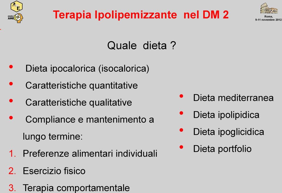 qualitative Compliance e mantenimento a lungo termine: 1.