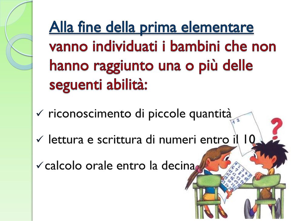 scrittura di numeri entro