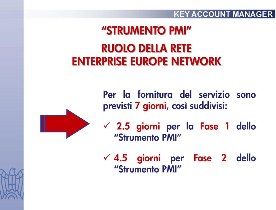 previsti 7 giorni, così suddivisi: 2.