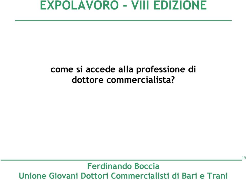 professione di