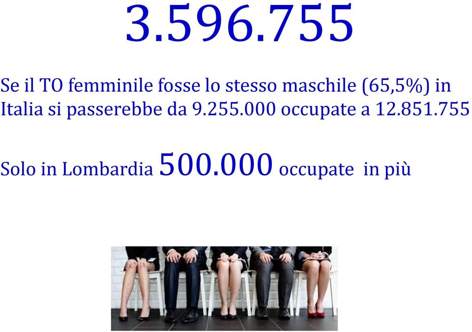 maschile (65,5%) in Italia si passerebbe