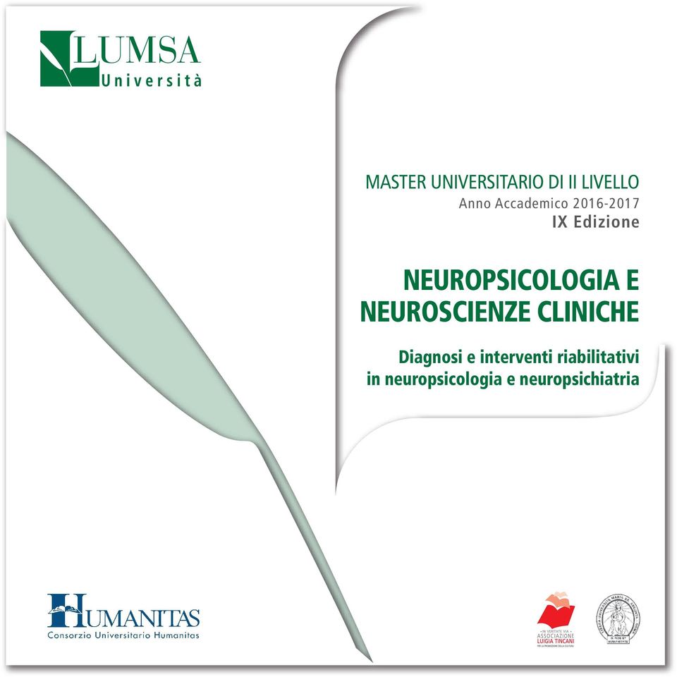 NEUROPSICOLOGIA E NEUROSCIENZE CLINICHE